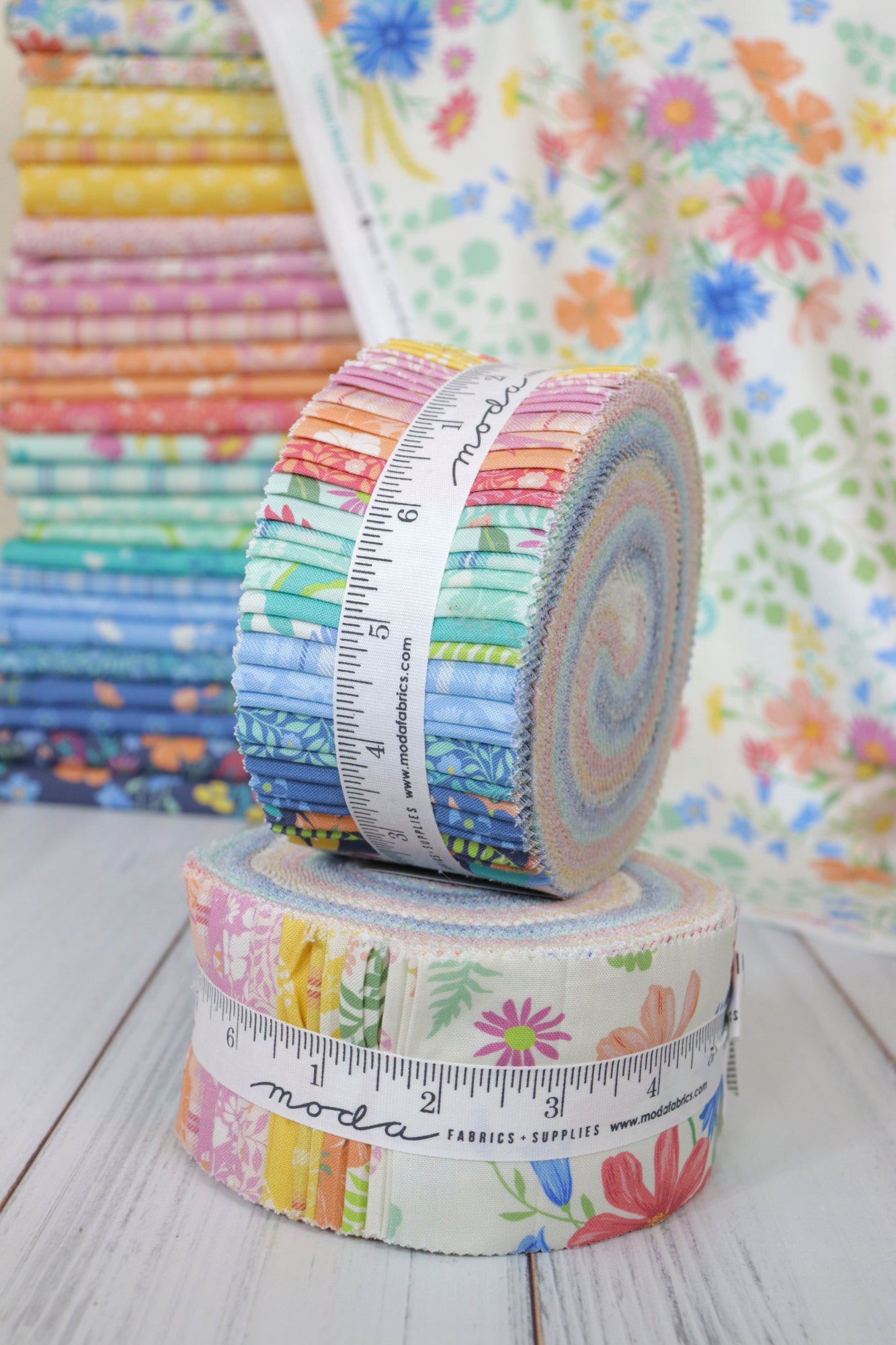 Cannon Beach Jelly Roll (40 pcs) by Crystal Manning for Moda