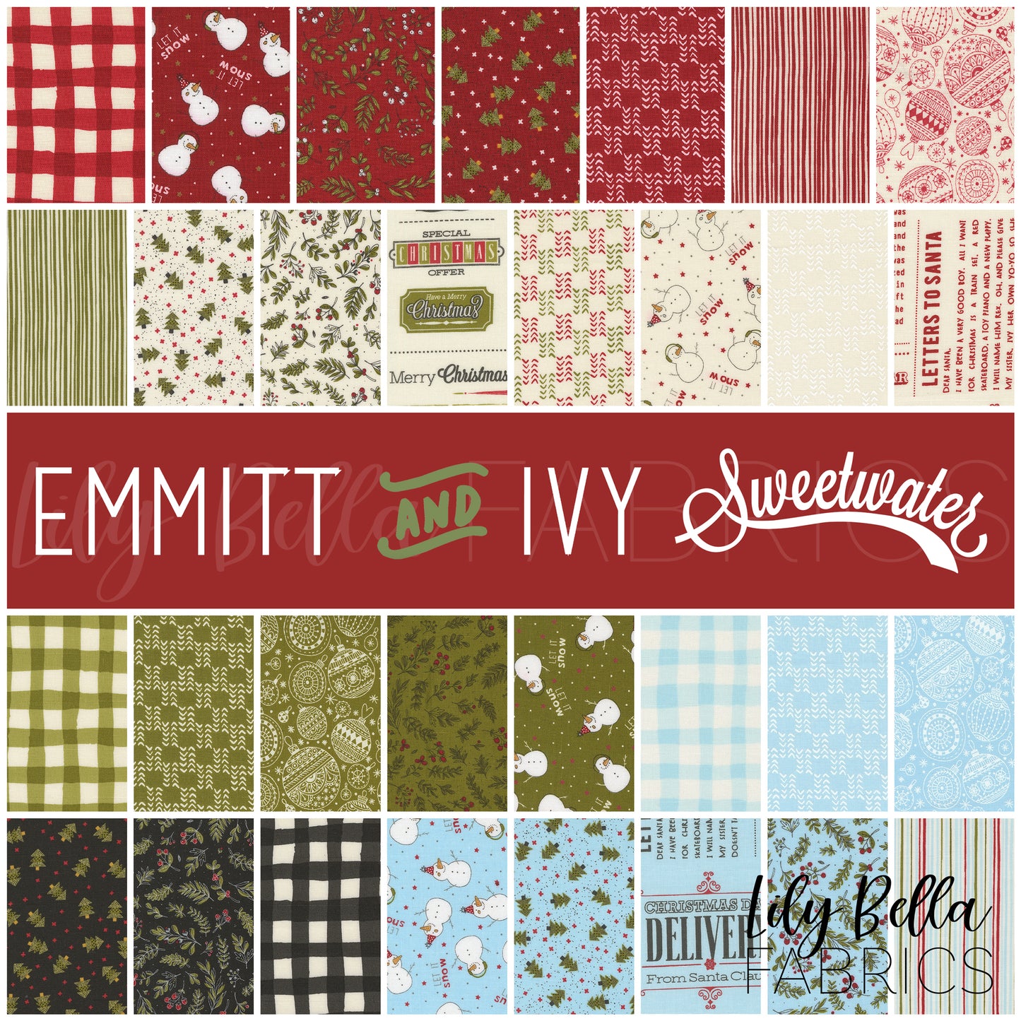 Emmitt and Ivy Layer Cake (42 pcs) by Sweetwater for Moda