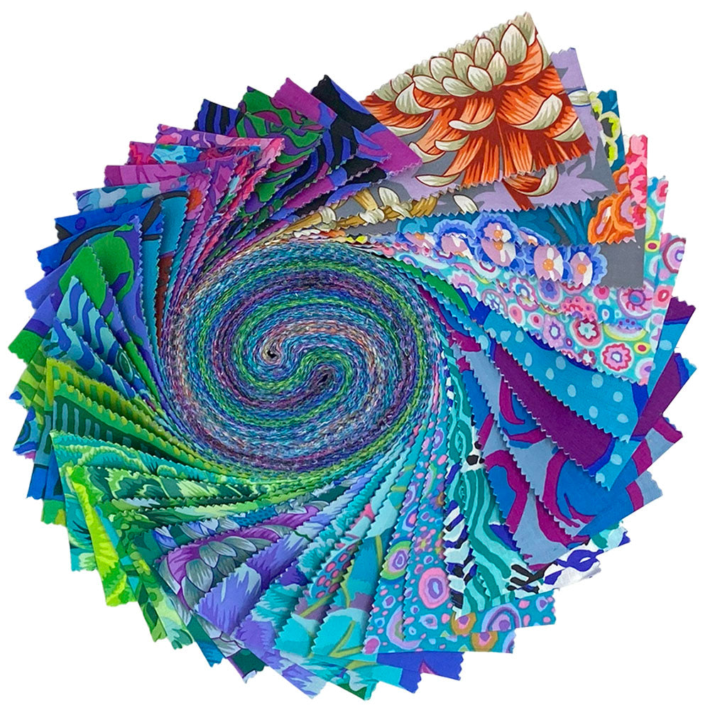Cool - August 2025 Design Roll (40 pcs) by Kaffe Fassett Collective for FreeSpirit