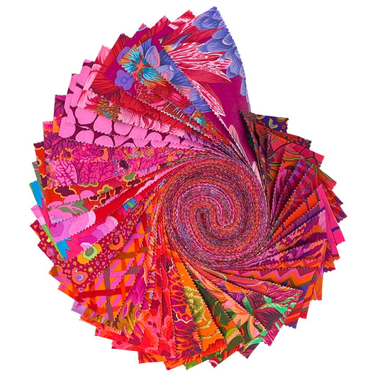 Classics Plus: Ruby Design Roll (40 pcs) by Kaffe Fassett Collective for FreeSpirit