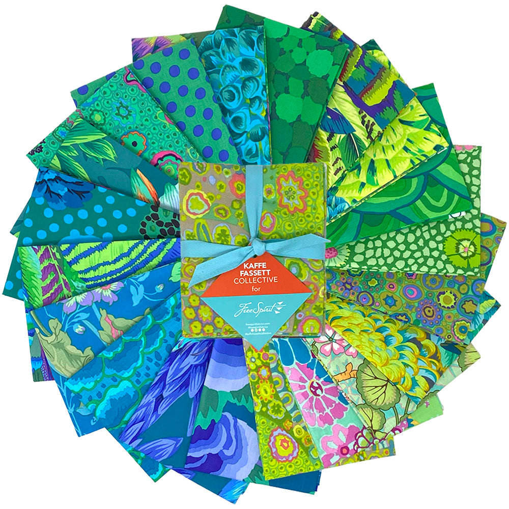 Classics Plus: Tidal Fat Quarter Bundle (20 pcs) by Kaffe Fassett Collective for FreeSpirit