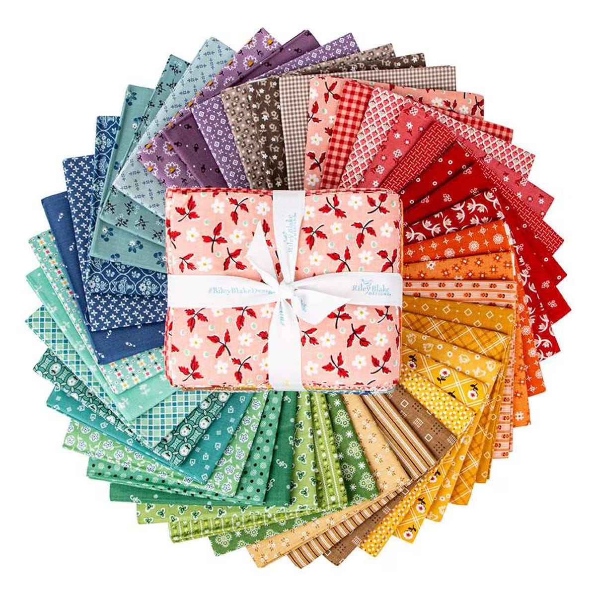 Bee Bundle Limited Edition Colors Fat Quarter Bundle (42 pcs) by Lori Holt for Riley Blake