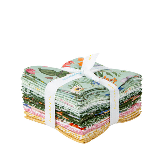 Nature's Portrait Fat Quarter Bundle (15 pcs) by The Royal Horticultural Society for Riley Blake Designs