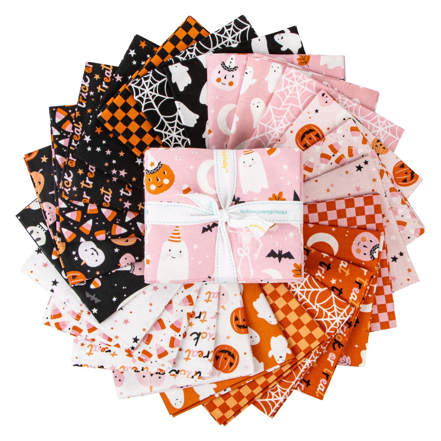 Hey Pumpkin Fat Quarter Bundle (24 pcs) by My Mind's Eye for Riley Blake