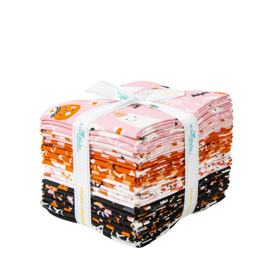 Hey Pumpkin Fat Quarter Bundle (24 pcs) by My Mind's Eye for Riley Blake