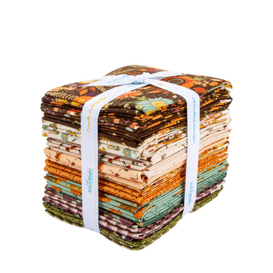 The Awe of Autumn Fat Quarter Bundle (26 pcs) by Sandy Gervais for Riley Blake Designs