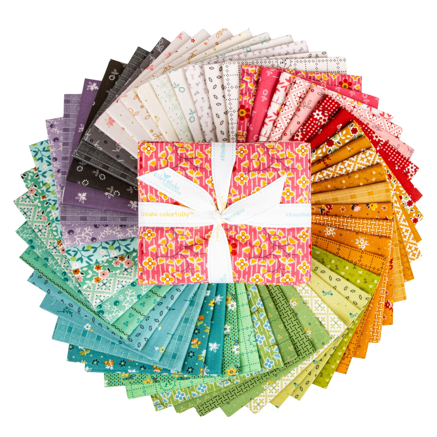 Gentler Times Fat Quarter Bundle (51 pcs) by Lori Holt for Riley Blake
