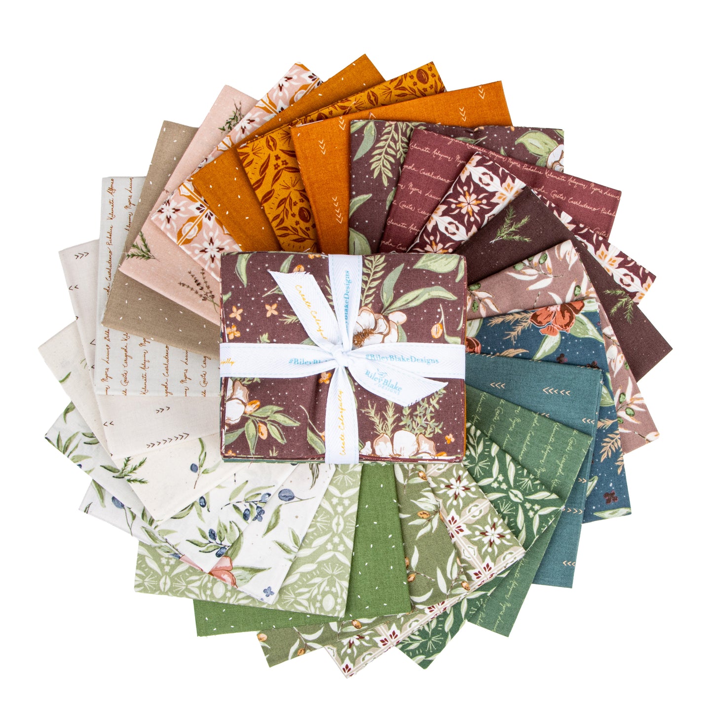 Olive Grove Fat Quarter Bundle (24 pcs) by Amber Elliot for Riley Blake