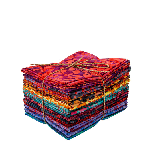 Seaside Sunset Expressions Batiks Fat Quarter Bundle (20 pcs) by Riley Blake Designs