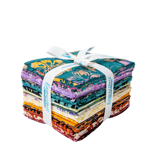 Garden Fresh Expressions Batiks Fat Quarter Bundle (20 pcs) by Riley Blake Designs