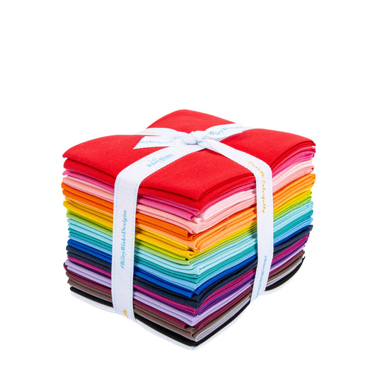 Riley Rainbow Confetti Cottons Fat Quarter Bundle (24 pcs) by The RBD Designers for Riley Blake Designs