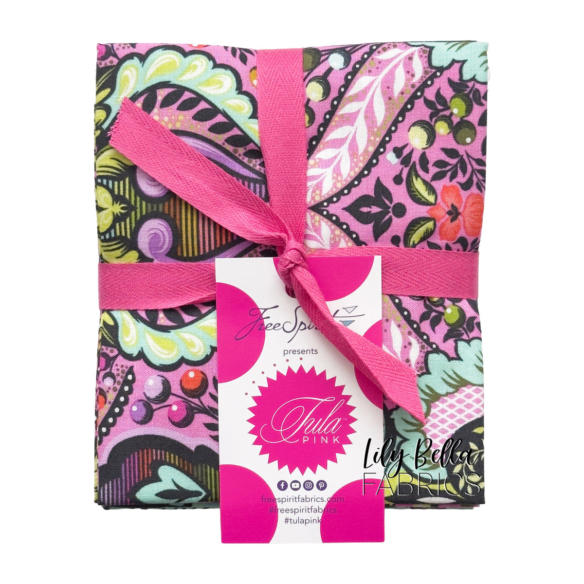 Prince Charming Déjà Vu Fat Quarter Bundle (8 pieces) by Tula Pink for FreeSpirit (FB1FQTP.PRINCECHARMING)