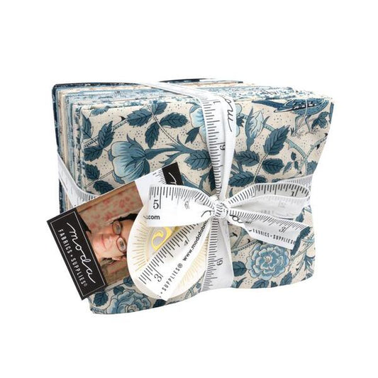 Sacré Bleu Fat Quarter Bundle (34 pcs) by French General for Moda