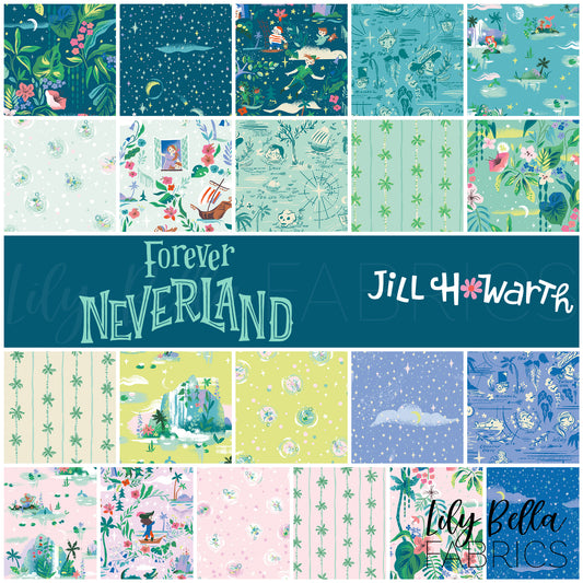 Forever Neverland 10 Inch Stacker (42 pcs) by Jill Howarth for Riley Blake