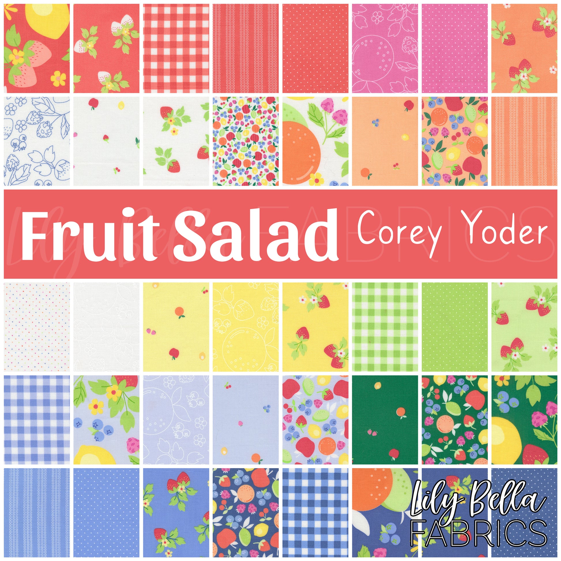 Fruit Salad Fabric Collection by Corey Yoder for Moda at Lily Bella Fabrics