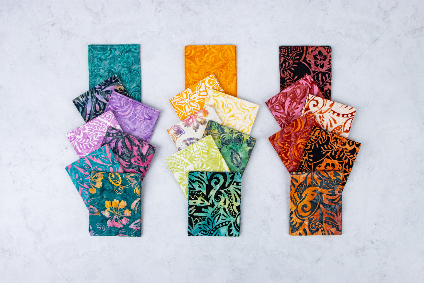 Garden Fresh Expressions Batiks Fat Quarter Bundle (20 pcs) by Riley Blake Designs