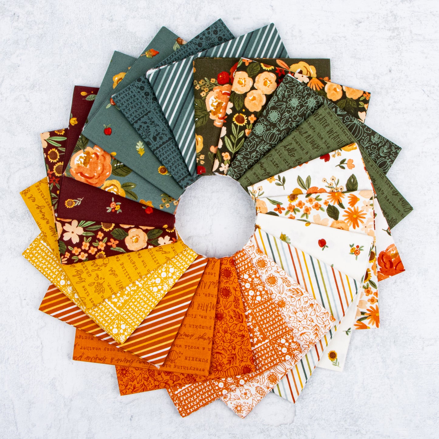 Happy Fall Days Fat Quarter Bundle (21 pcs) by Kelsey Carlson for Riley Blake Designs