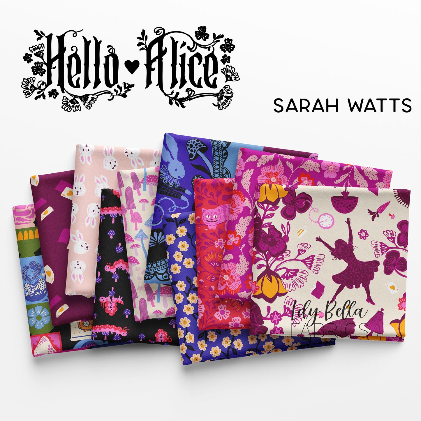 Hello Alice Jelly Roll (40 pcs) by Sarah Watts for Ruby Star Society