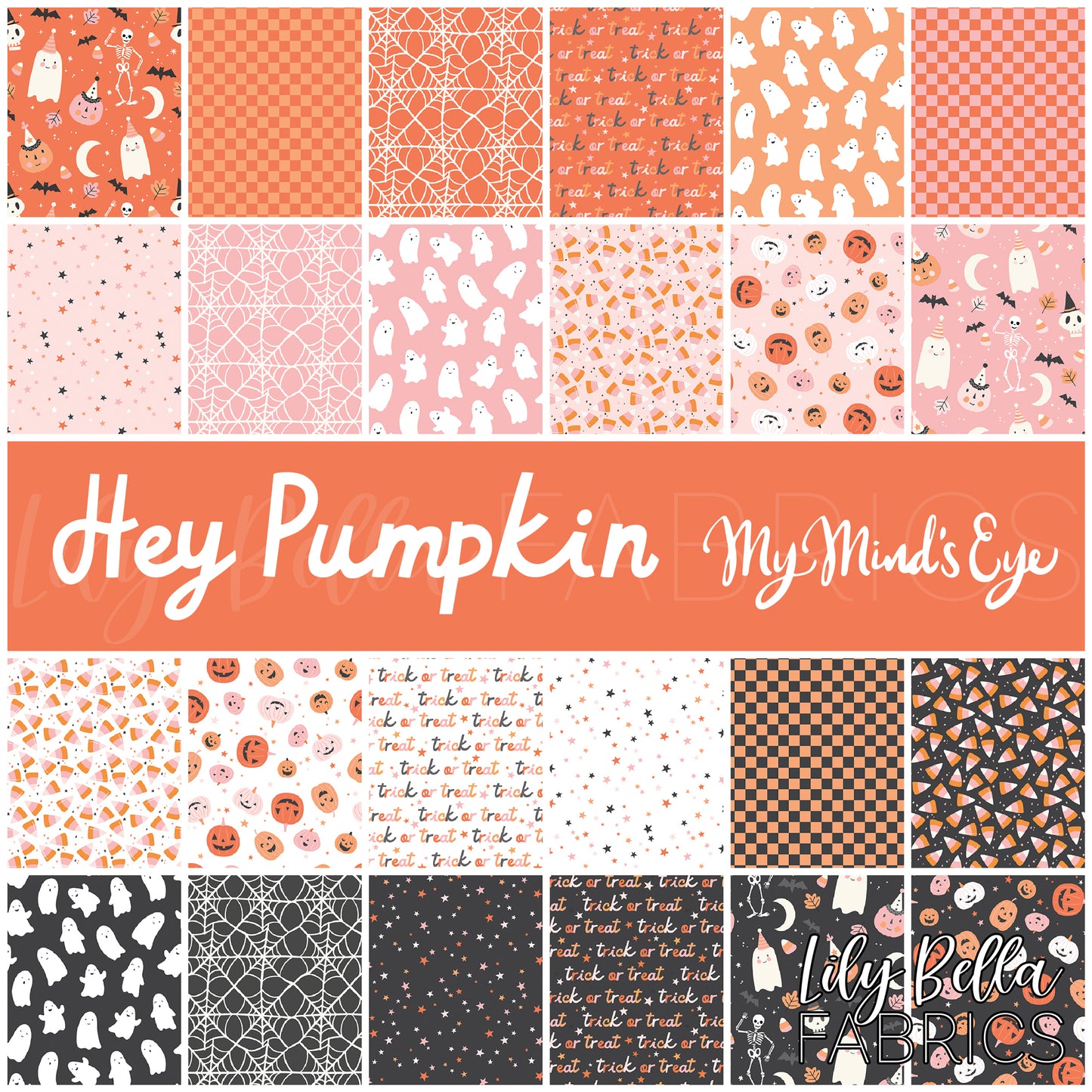 Hey Pumpkin 10 Inch Stacker (42 pcs) by My Mind's Eye for Riley Blake