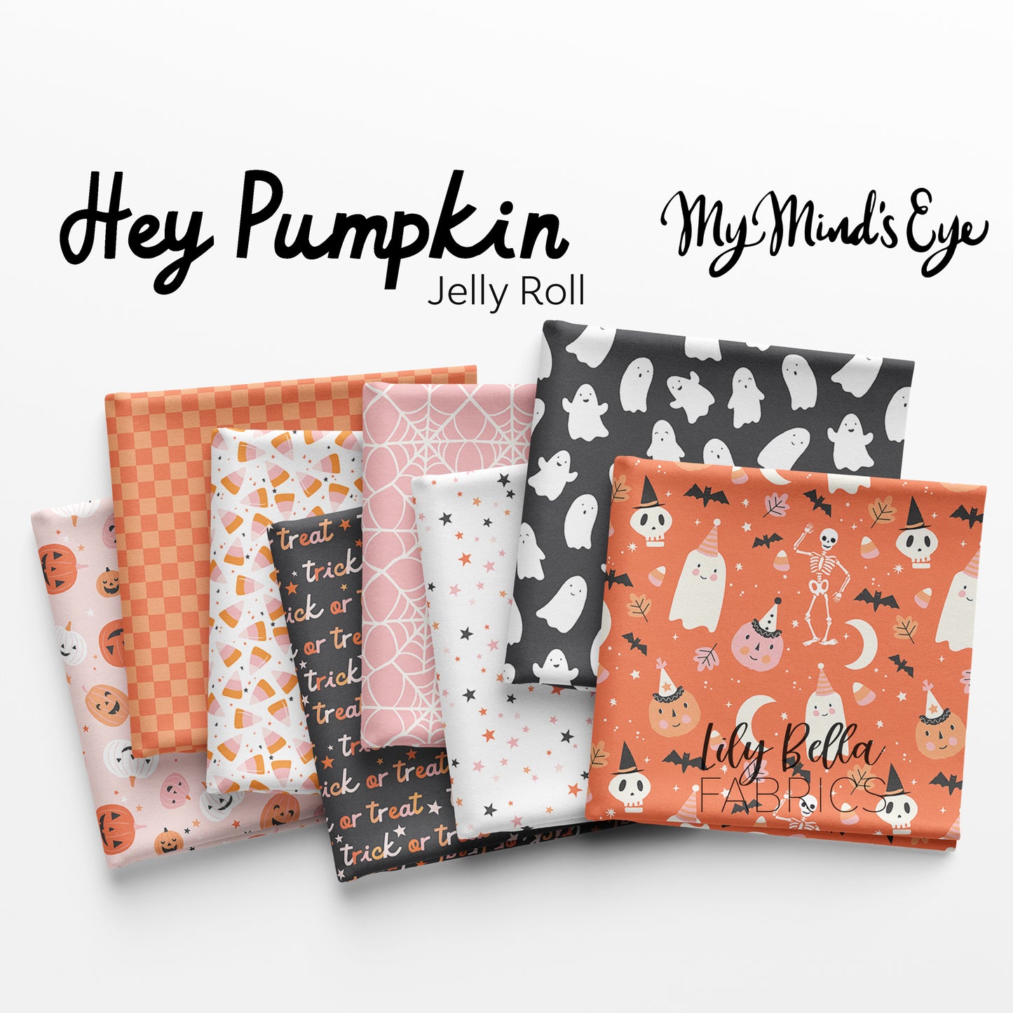 Hey Pumpkin Rolie Polie (40 pcs) by My Mind's Eye for Riley Blake