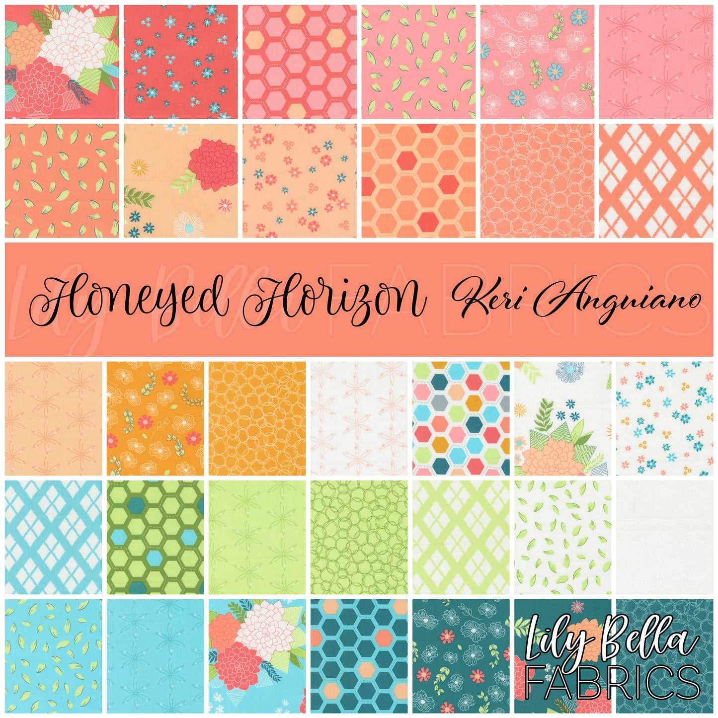Honeyed Horizon Layer Cake (42 pcs) by Keri Anguiano for Moda