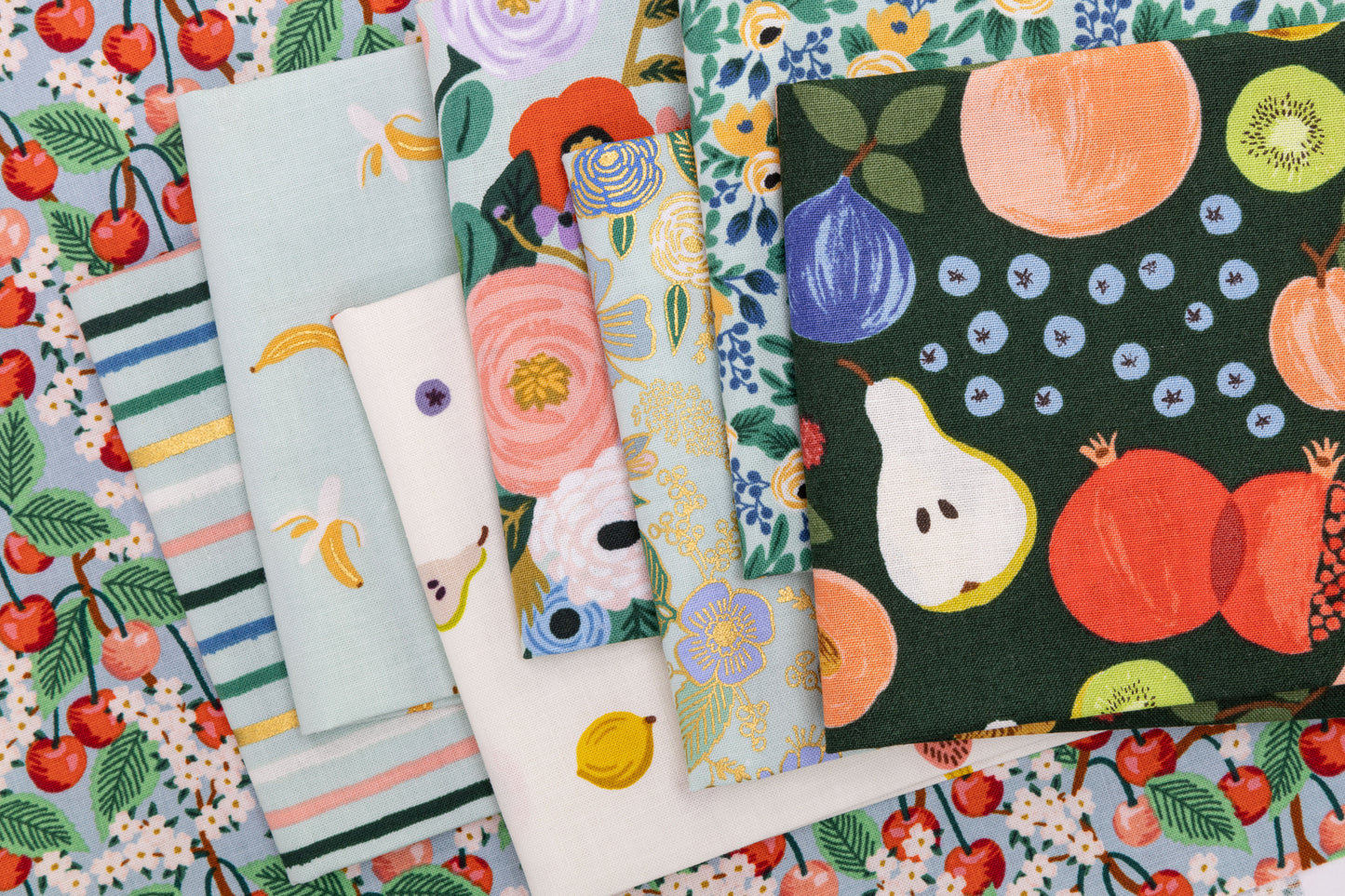 Orchard Fat Quarter Bundle (28 pcs) by Rifle Paper Co. for Cotton+Steel