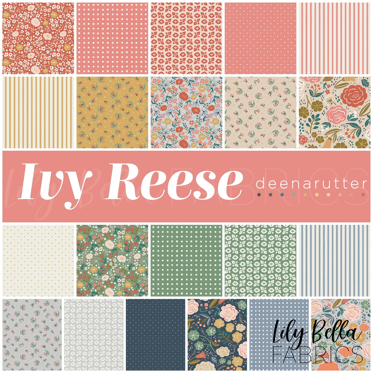 Ivy Reese 10 Inch Stacker (42 pcs) by Deena Rutter for Riley Blake