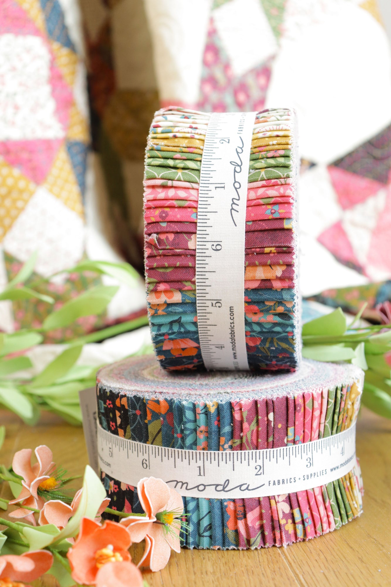 Sagewood Jelly Roll (40 pcs) by Crystal Manning for Moda