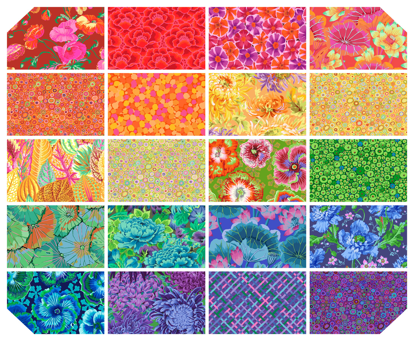 Classics Plus: Spectrum Design Roll (40 pcs) by Kaffe Fassett Collective for FreeSpirit