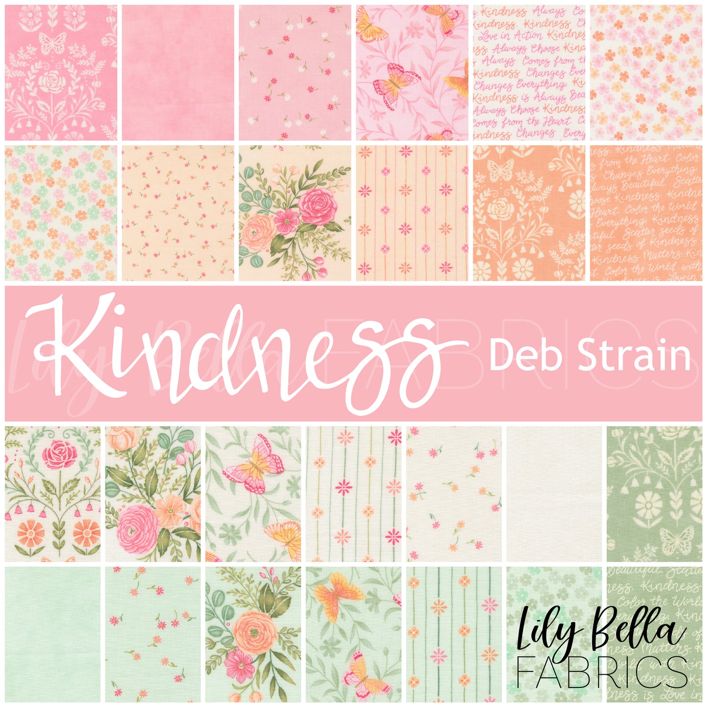 Kindness Fat Quarter Bundle (27 pcs) by Deb Strain for Moda