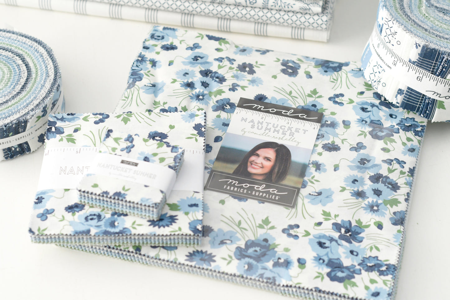 Nantucket Summer Layer Cake (42 pcs) by Camille Roskelley for Moda