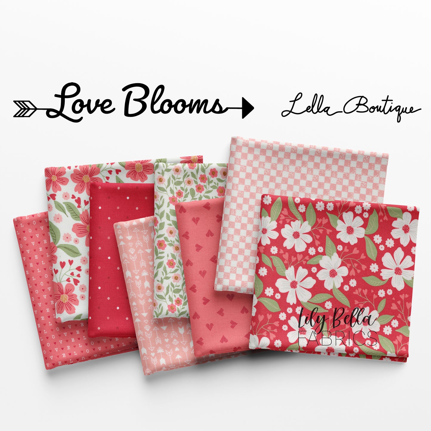 Love Blooms Layer Cake (42 pcs) by Lella Boutique for Moda