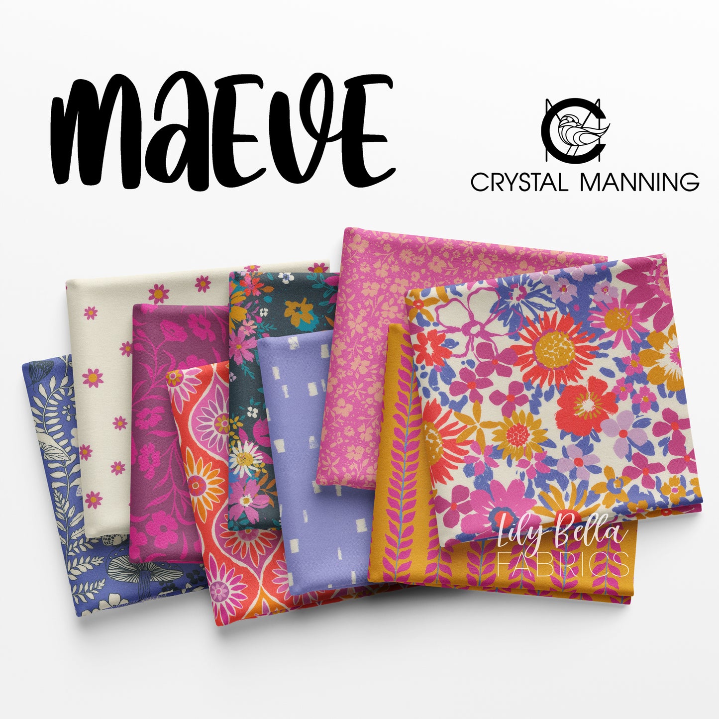 Maeve Fat Quarter Bundle (28 pcs) by Crystal Manning for Moda