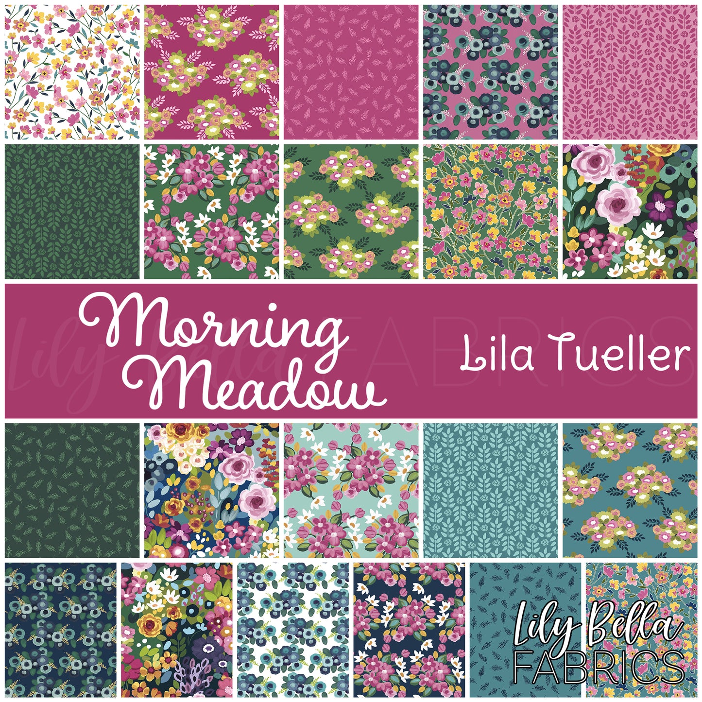 Morning Meadow 10 Inch Stacker (42 pcs) by Lila Tueller for Riley Blake