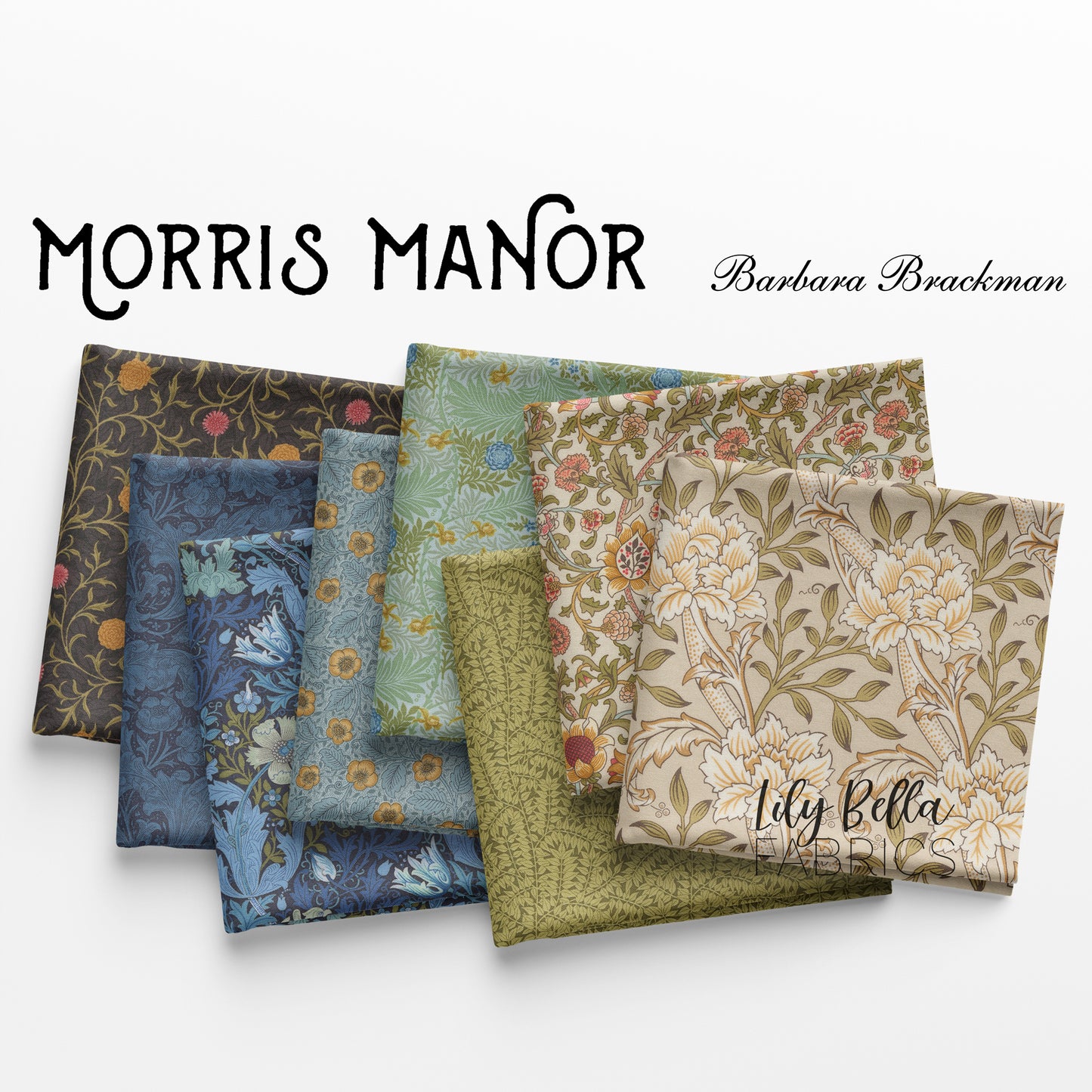 Morris Manor Fat Quarter Bundle (33 pcs) by Barbara Brackman for Moda