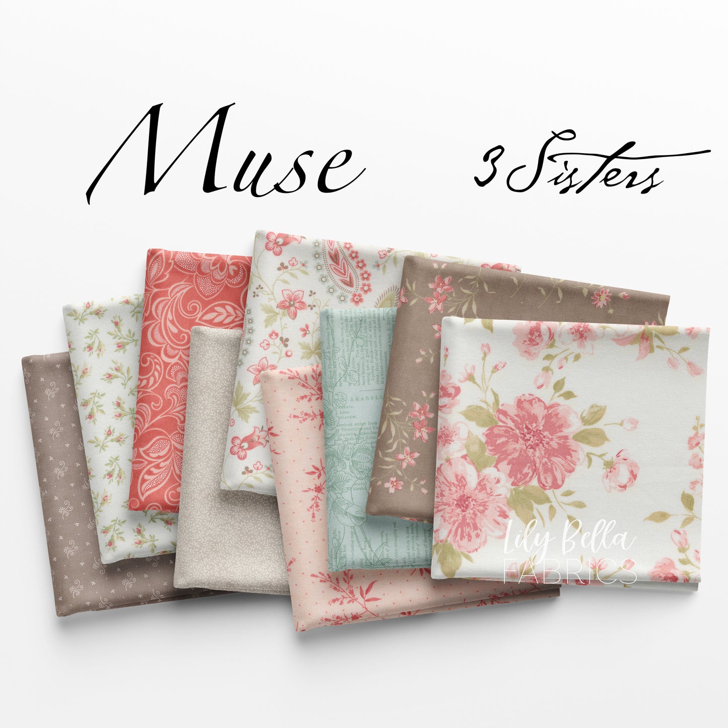 Muse Layer Cake (42 pcs) by 3 Sisters for Moda