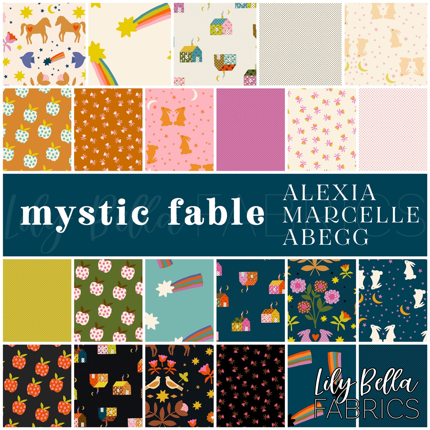 Mystic Fable Jelly Roll (40 pcs) by Alexia Marcelle Abegg for Ruby Star Society