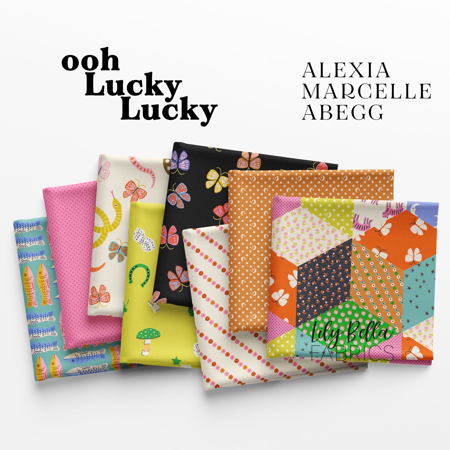 Ooh Lucky Lucky Jelly Roll (40 pcs) by Alexia Marcelle Abegg for Ruby Star Society