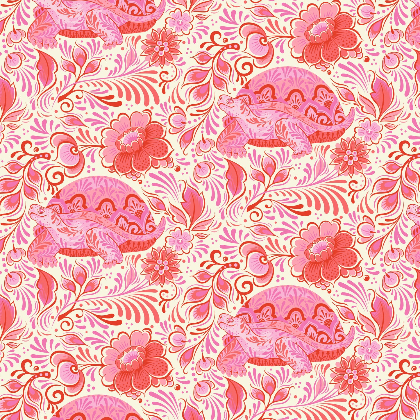 No Rush in Blossom - 1/2 yard - Besties by Tula Pink for FreeSpirit (PWTP216.BLOSSOM)