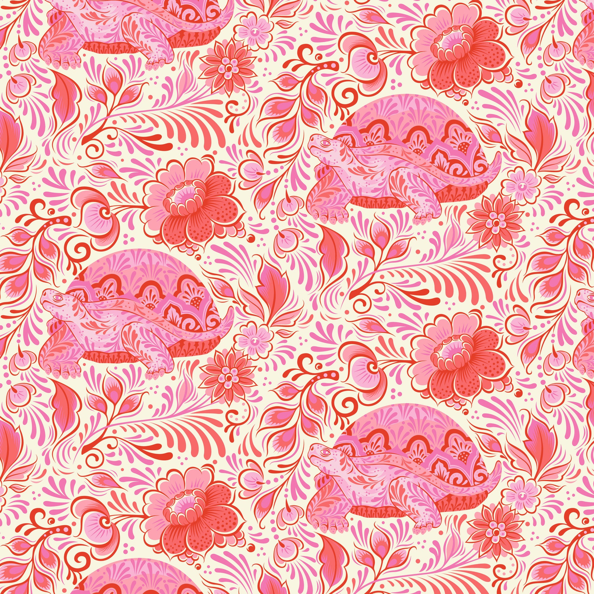 No Rush in Blossom - 1/2 yard - Besties by Tula Pink for FreeSpirit (PWTP216.BLOSSOM)