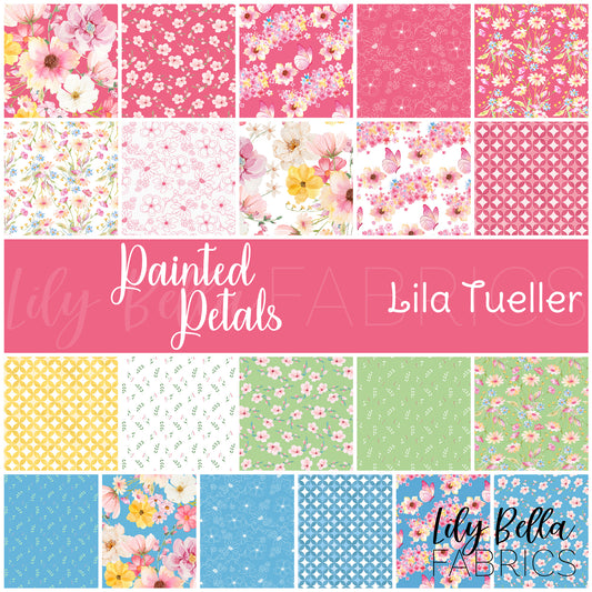 Painted Petals 10 Inch Stacker (42 pcs) by Lila Tueller for Riley Blake Designs