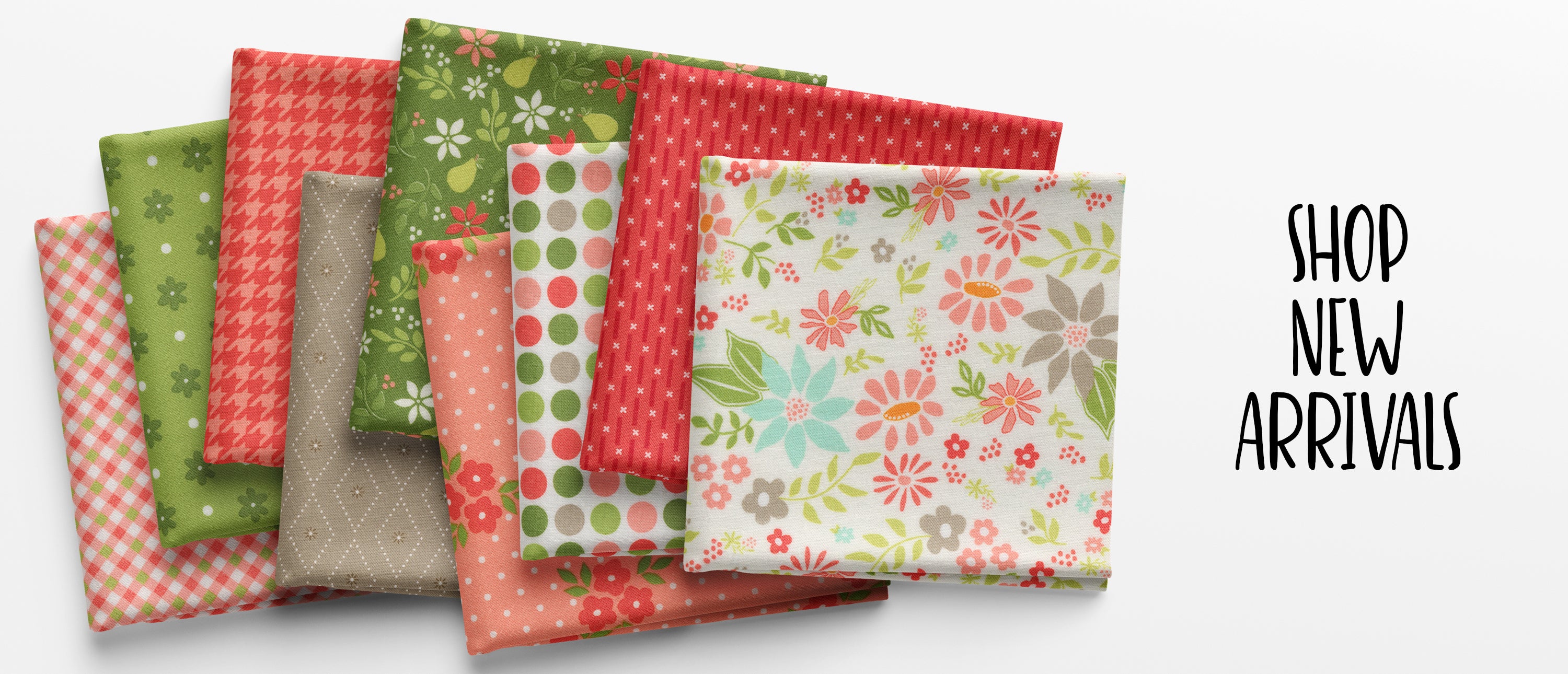 Poinsettia and Pear Fabric Collection by Sherri and Chelsi for Moda at Lily Bella Fabrics