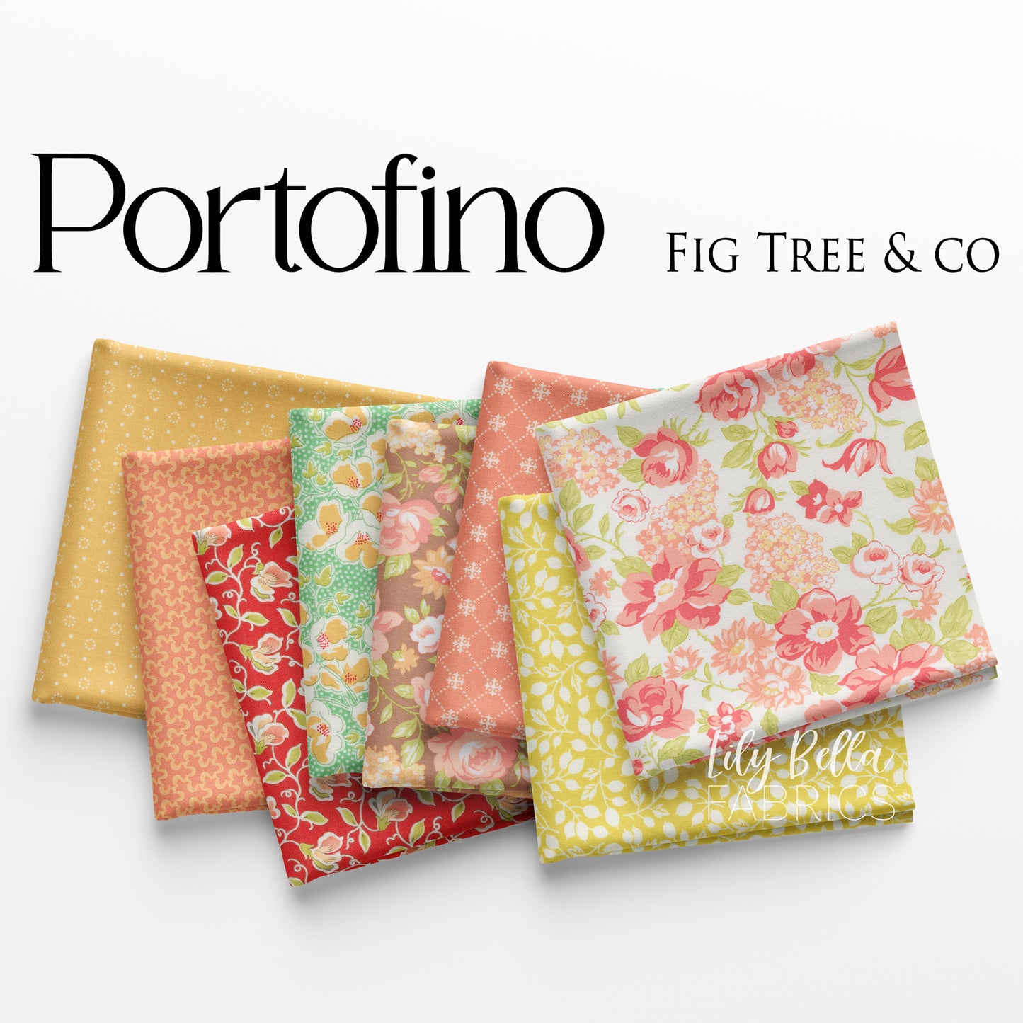 Portofino Jelly Roll (40 pcs) by Fig Tree and Co. for Moda