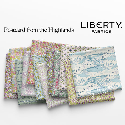 Postcard from the Highlands 10 Inch Stacker (42 pcs) by Liberty Fabrics for Riley Blake