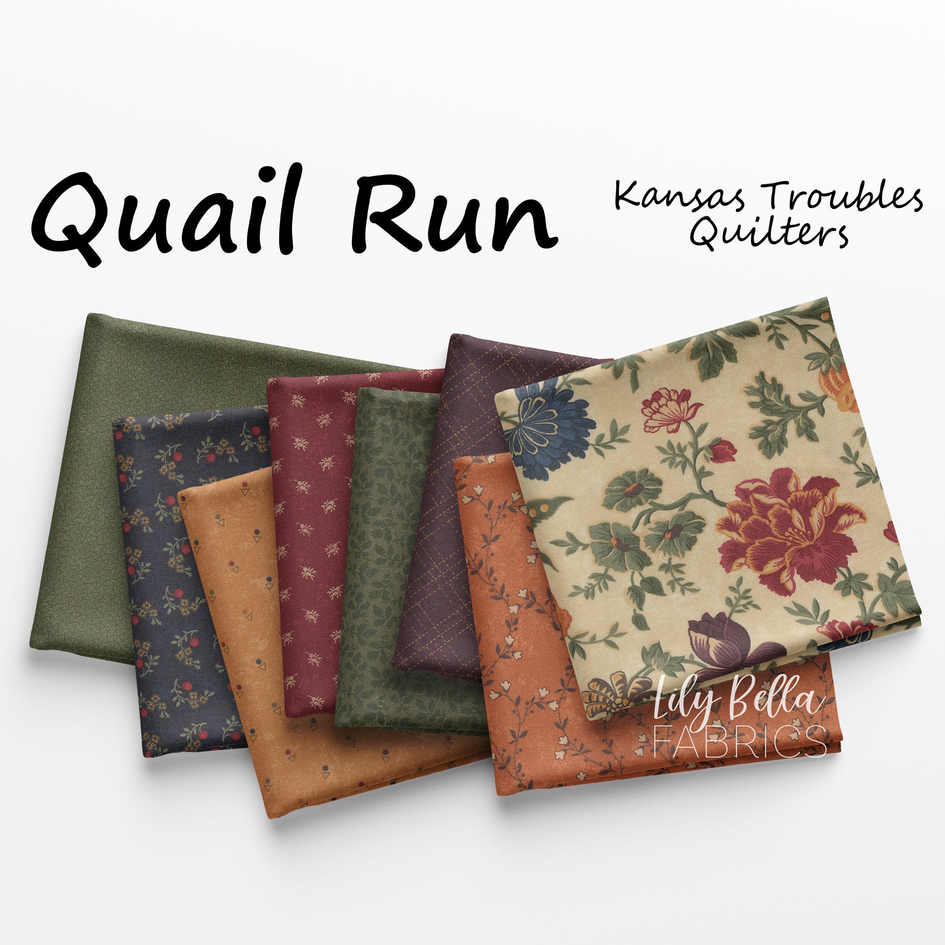 Quail Run Charm Pack (42 pieces) by Kansas Troubles Quilters for Moda (9830PP)
