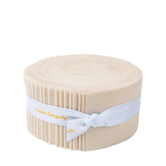 Ivory Confetti Cottons Rolie Polie (40 pieces) by The RBD Designers for Riley Blake Designs (RP-120-IVORY-40)