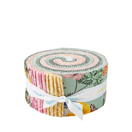 Nature's Portrait Rolie Polie (40 pcs) by The Royal Horticultural Society for Riley Blake Designs