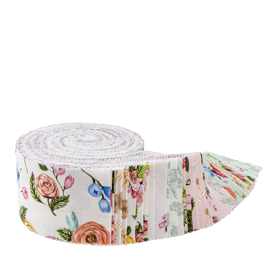 Sweet Spring Rolie Polie (40 pcs) by Hester & Cook for Riley Blake Designs
