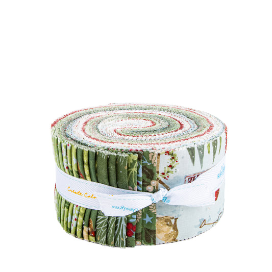 Santa's Tree Farm Rolie Polie (40 pcs) by Lisa Audit for Riley Blake Designs