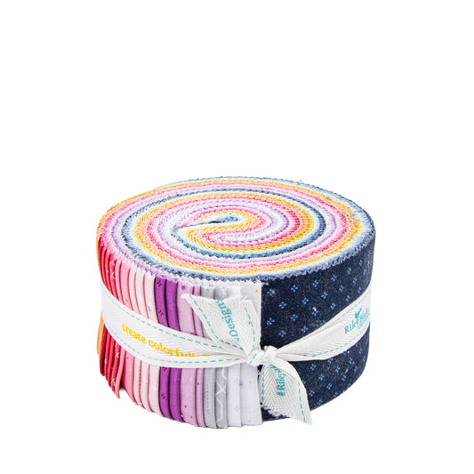 Essence Rolie Polie (40 pcs) by Fran Gulick for Riley Blake